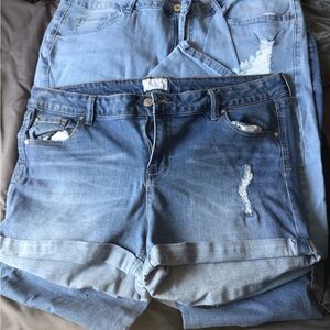 Sz 17/33 Celebrity Pink Light Blue Denim Jeans